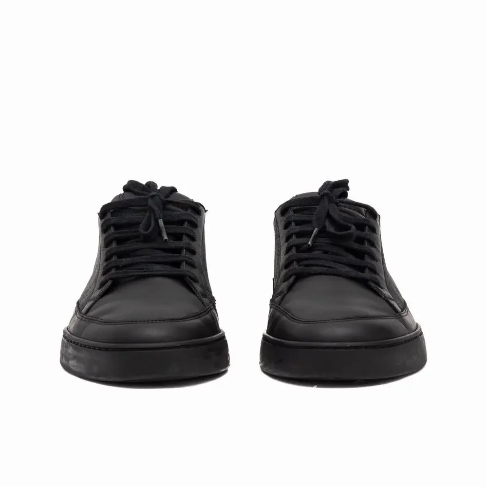 Gucci Black GG Monogram Supreme Canvas and Leather Low Top Sneakers US:11